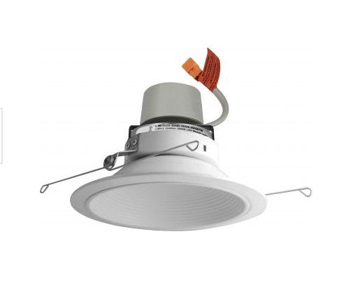 ELCO Lighting E614R0827W 6 Inches LED Module & Driver with Baffle Trim Watt 11.4W, Color Temperature 2700K , Lumens 850lm All White Finish