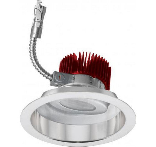 ELCO Lighting E818L30SDHW LED 8" Adjustable LED Recessed Lighting Light Engine 3000 Lumens Haze with White Ring Finish Sunset 120V