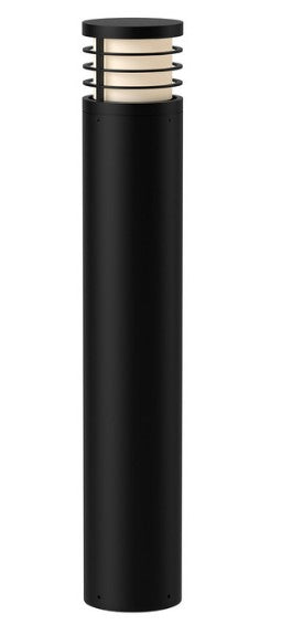 Kuzco Lighting EB47837-BK 37 Inch Tall Blaine bollard led landscape Outdoor Light, Black Finish