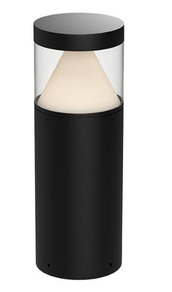 Kuzco Lighting EB49718-BK 18 Inch Tall Hanover Bollard led landscape Outdoor Light, Black Finish