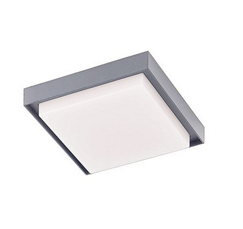 Kuzco Lighting EC34507-XX Grey Outdoor Flush Mount Ceiling Light 120V - BuyRite Electric