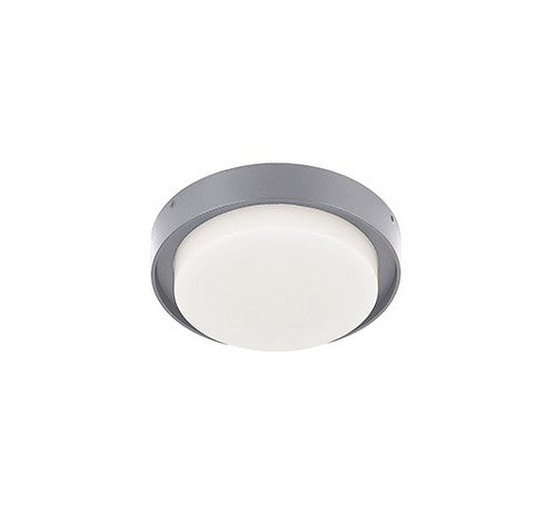 Kuzco Lighting EC44505-XX Grey Outdoor Flush Mount Ceiling Light 120V - BuyRite Electric