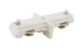 Elco Lighting EC808W Mini Connector for 2 Circuit Track Accessory, All White Finish