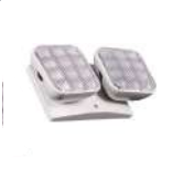 Westgate Lighting EL-RH2 Indoor Double LED Square Remote Head, 120-277V , White Finish