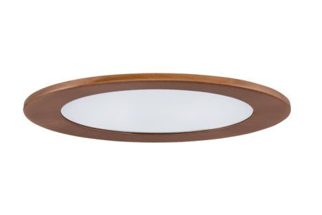 ELCO Lighting EL1412CP 4 Inches Adjustable Shower Trim with Clear Reflector and Frosted Lens Trim Copper Finish