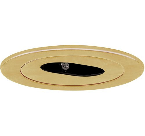Gold finish ELCO Lighting EL1420G 4" adjustable slot aperture trim with a sleek spinnable design for directional lighting.