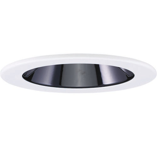 ELCO Lighting EL1421B 4" Adjustable Reflector Trim Black with White Ring