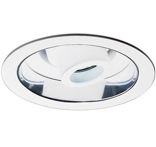 6" adjustable LED spot light with clear reflector trim and white ring, designed for recessed ceiling mounting.