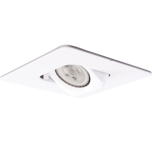ELCO Lighting EL2443W 4" Square Adjustable Gimbal Trim White