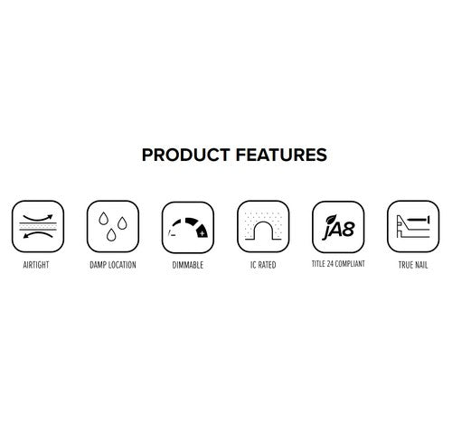 ELCO Lighting EL2699ICEA 3" Electronic Low Voltage Airtight IC Housing for MR16 Bi-Pin