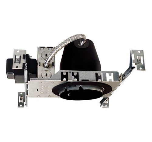 ELCO Lighting EL2699LDICA 3" silver housing with magnetic transformer, attached junction box, and adjustable hanger bars.