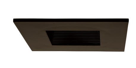 ELCO Lighting EL2984BZ 4 Inch Square Die-Cast Baffle Trim Bronze Finish