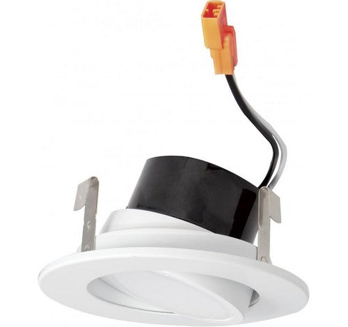 ELCO Lighting EL31330W White 3" Round LED Adjustable Gimbal Insert Recessed Lighting Trim - BuyRite Electric