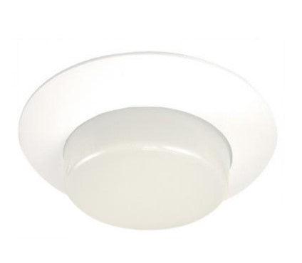 ELCO Lighting EL316SH 6 Inches Shower Trim with Deep Opal Lens and Cone Reflector White Finish