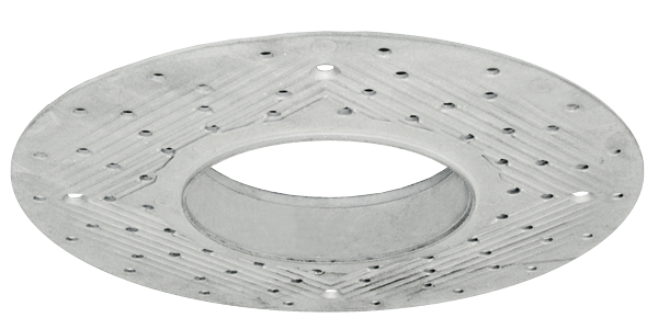 Elco Lighting EL3SFR 3 Inch Round Trimless Spackle Frame