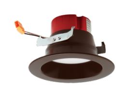 ELCO Lighting EL415CT5BZ 4 Inch Round LED Insert Reflector Recessed Lighting Trim 840 lm Bronze Finish 2700K, 3000K, 3500K, 4000K, 5000K