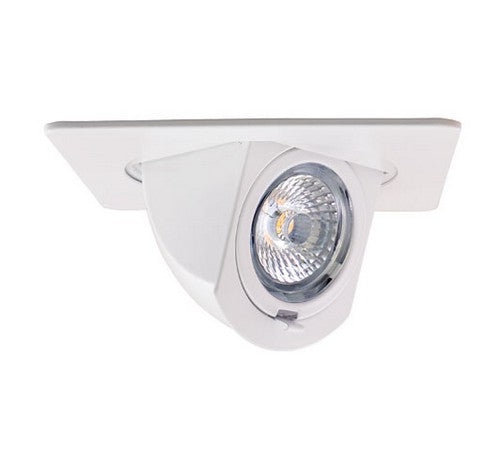 ELCO Lighting EL44730W 12.6 W 4 Inch Square LED Adjustable Pull-Down Insert White Finish 3000K