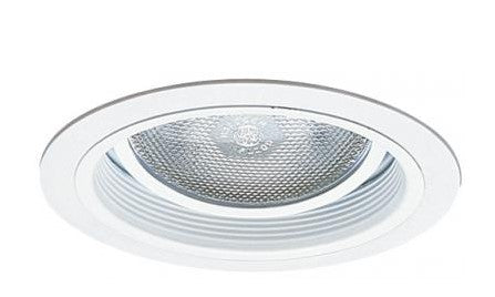 ELCO Lighting EL476W 6 Inch Adjustable Baffle with Gimbal Trim White Finish