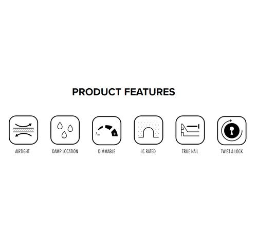 ELCO Lighting EL49LDICA 12W 4" New Construction Housing