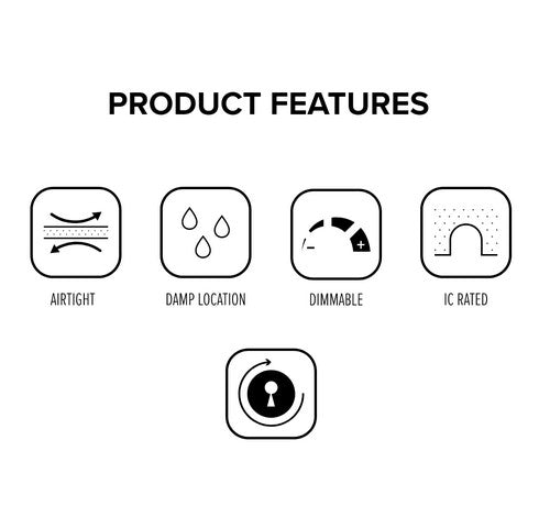 ELCO Lighting EL49LDRICA 12W 4" GU10 LED Remodel Housing