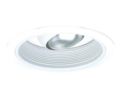 ELCO Lighting EL508W 6 Inches Regressed Baffle Trim with Regressed Eyeball All White Finish