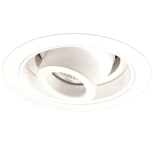 ELCO Lighting 5" adjustable spot reflector in clear with white ring, featuring a recessed LED light and durable trim.