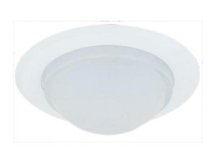 ELCO Lighting EL514SH 5 Inches Shower Trim with Diffused Dome Lens White Lexan Finish
