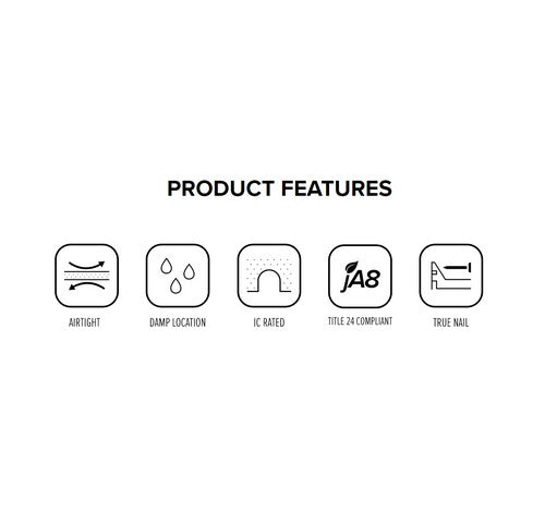 ELCO Lighting EL560ICA 17W Max 5 Inch IC Airtight Shallow New Construction Housing for LED Inserts 120V