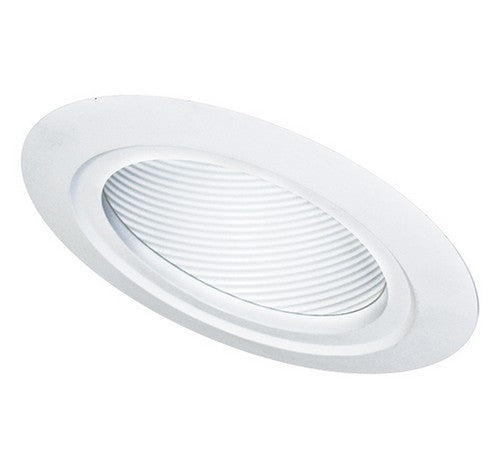 ELCO Lighting EL560W 5" Sloped Baffle with Adjustable Gimbal Ring Trim White