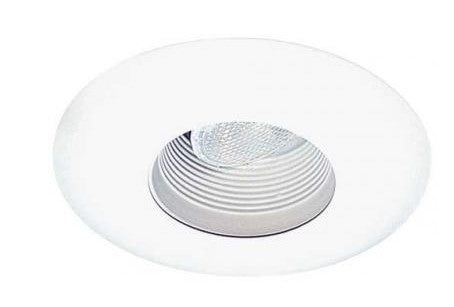 ELCO Lighting EL593W 6 Inch Baffle Trim All White Finish