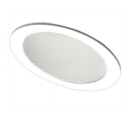 ELCO Lighting EL622KBZ 6 Inches Adjustable Sloped Baffle with Socket Bracket Trim All Bronze Finish