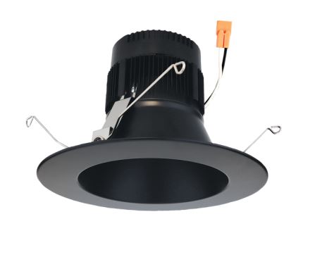 ELCO Lighting EL637CT5BB 6 Inch Round Reflector Insert with 5-CCT Switch & 3-Lumen Switch Black Finish 2700K, 3000K, 3500K, 4000K, 5000K 1000lm, 1500lm, 2000lm