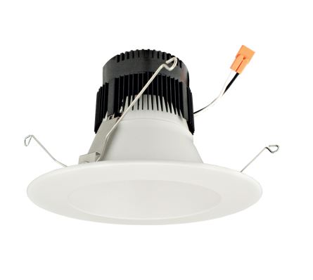 ELCO Lighting EL637CT5W LED 6 Inch Round Reflector Insert with 5-CCT Switch & 3-Lumen Switch White Finish