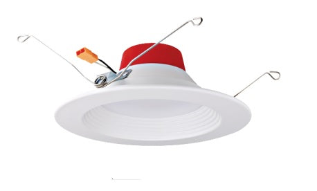 ELCO Lighting EL670CT5W 5/6 Inch 10W LED Shallow Baffle Inserts with 5-CCT Switch White Finish