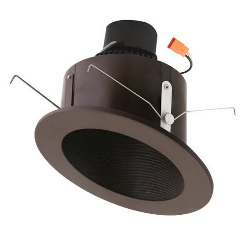 ELCO Lighting EL71430BZ 18W 6" Sloped Ceiling LED Baffle Insert Bronze 3000K, 1200lm
