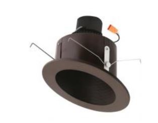 ELCO Lighting EL714CT5BZ 18W 6 Inch Sloped Ceiling LED Baffle Insert 2700K, 3000K, 3500K, 4000K, 5000K 1200lm Bronze Finish