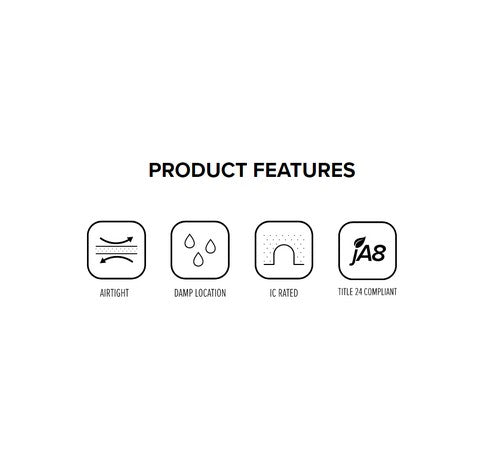 ELCO Lighting EL760RICA 6 Inch IC Airtight Shallow Remodel Housing 120V