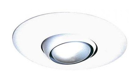 ELCO Lighting EL77W 6 Inch Eyeball Trim All White Finish