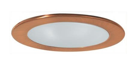 ELCO Lighting EL912CP 4 Inch Shower Trim with Frosted Lens Copper Finish