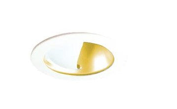 ELCO Lighting EL925G 4 Inch Reflector with Wall Wash Trim White Scoop Gold With White Ring Finish