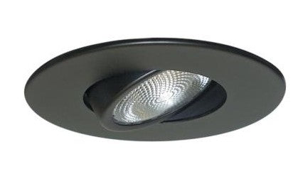 ELCO Lighting EL985B LED 4 Inch Adjustable Gimbal Ring Trim Black Finish