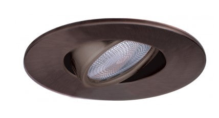 ELCO Lighting EL985BZ LED 4 Inch Adjustable Gimbal Ring Trim All Bronze Finish