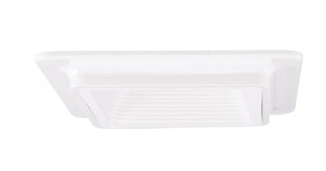 ELCO Lighting EL991W 4 Inch Square Baffle Trim All White Finish