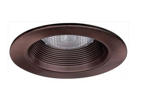 ELCO Lighting EL993BZ 4 Inch Phenolic Step Baffle Trim Bronze Finish