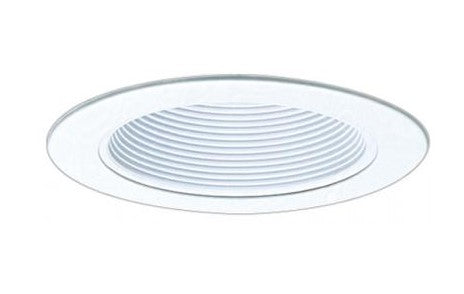 ELCO Lighting EL993W 4 Inch Phenolic Step Baffle Trim All White Finish