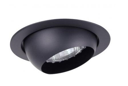 ELCO Lighting EL998B 4 Inch Eyeball Trim All Black Finish