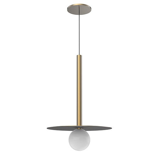 Kuzco Lighting PD15519-BG LED 19 Inch Elixir Pendant Ceiling Light Brushed Gold Finish