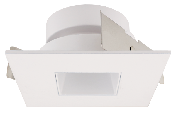 ELCO Lighting ELK2541B Pex 2 Inches Square Reflector Black/White Ring Finish