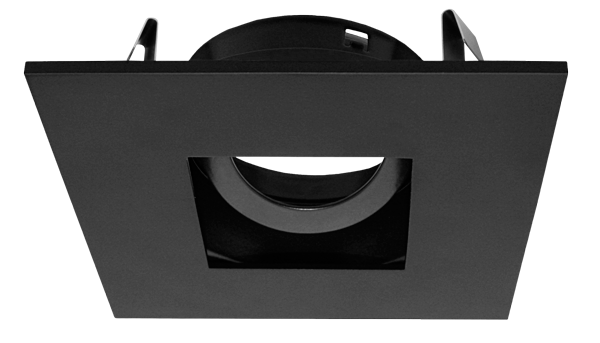 ELCO Lighting ELK3327BB Pex 3 Inches Square Adjustable Pinhole All Black Finish