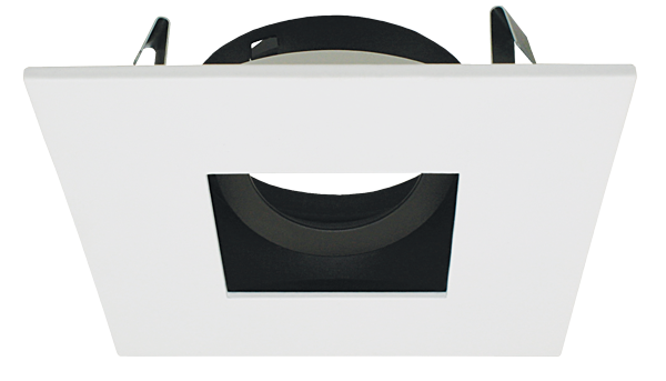 ELCO Lighting ELK3327W Pex 3 Inches Square Adjustable Pinhole All White Finish